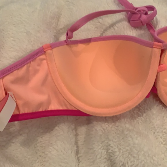 NWOT-Victoria’s Secret ombré halter tie bikini top - Picture 9 of 15